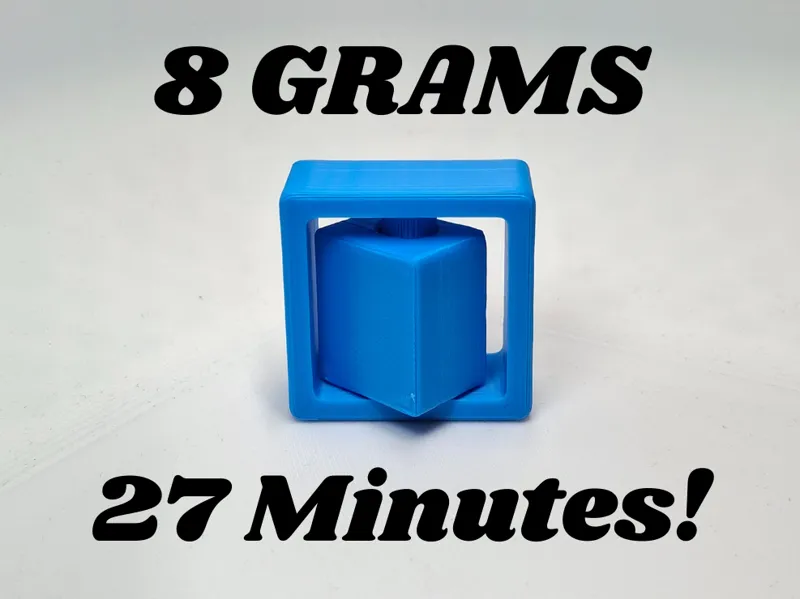 Impossible Spinning Cube Fidget