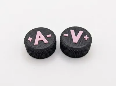 Potentiometer Knobs (Ampere & Volt)