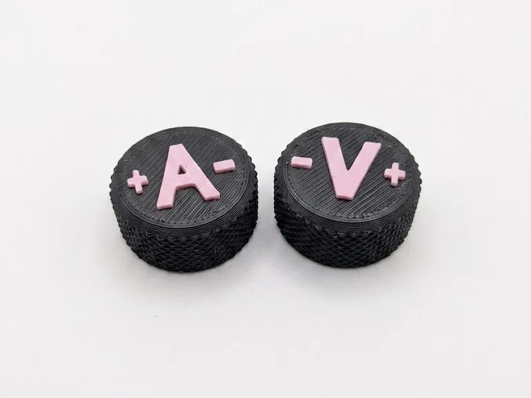 Potentiometer Knobs (Ampere & Volt)