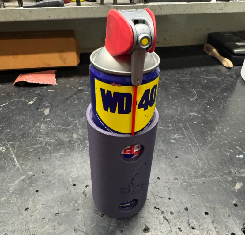 Portabottiglie da parete WD40 da 500ml