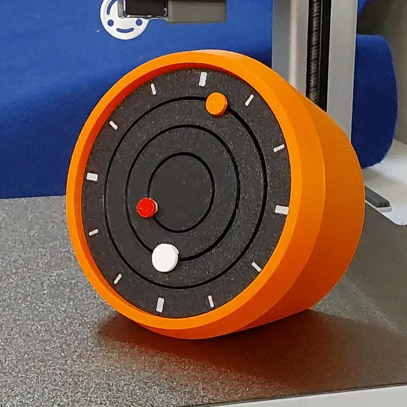 DESK ORBITAL CLOCK VERSION 2.0 view 3