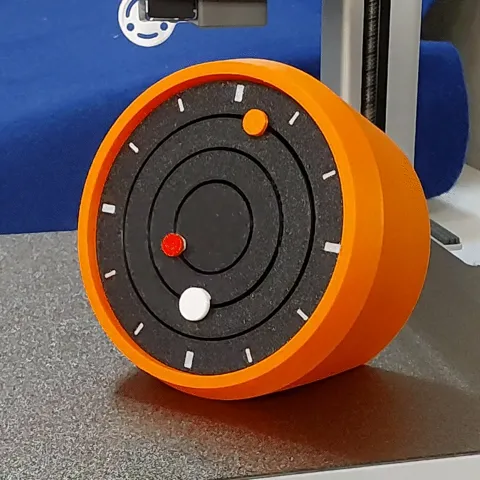 DESK ORBITAL CLOCK VERSION 2.0 view 3