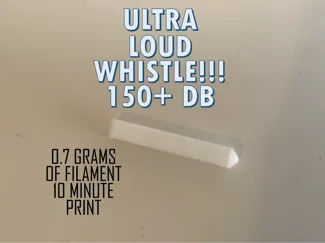 Keychain Mini Ultra Loud Whistle 150+ decibels
