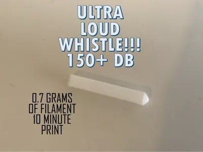Keychain Mini Ultra Loud Whistle 150+ decibels