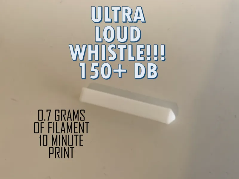 Keychain Mini Ultra Loud Whistle 150+ decibels