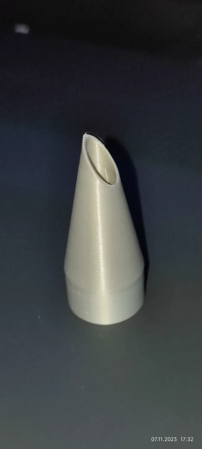 Silicone Cardridge Nozzle Cropped Tip