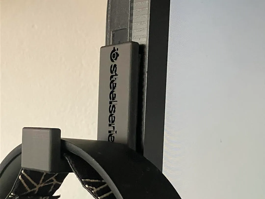 Support casque à accrocher sur écran, SteelSeries