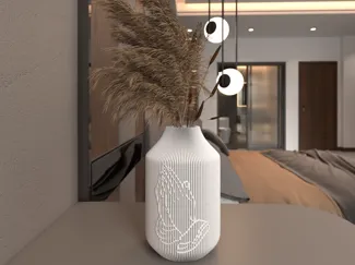3D Printed Inspirational Vase