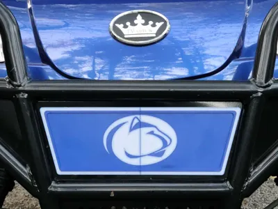 Penn state golf car plate