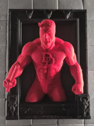 Marco decorativo: Out of the Frame – Daredevil | Keyhole hanger — vista de referencia 2