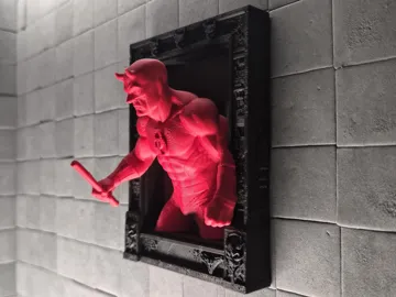 Marco decorativo: Out of the Frame – Daredevil | Keyhole hanger — vista de referencia 4