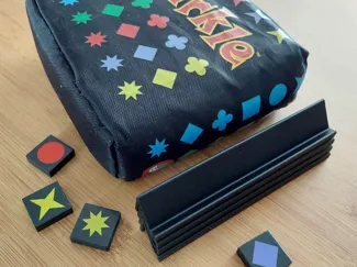 stackable Qwirkle tile holder
