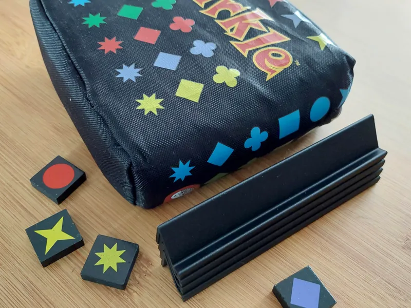 stackable Qwirkle tile holder