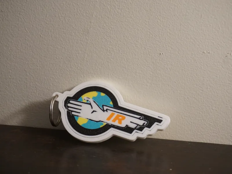 International Rescue Logo Keychain 