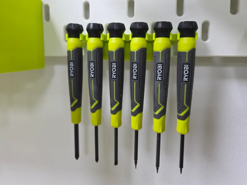 Ryobi precision screwdriver mount for Ikea Skadis