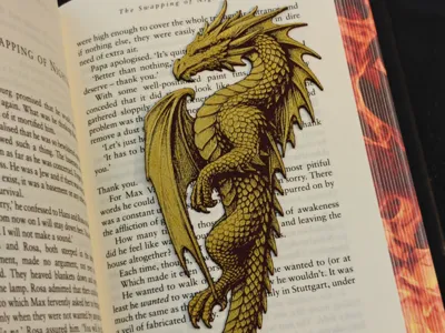 Bookmark - Golden Dragon