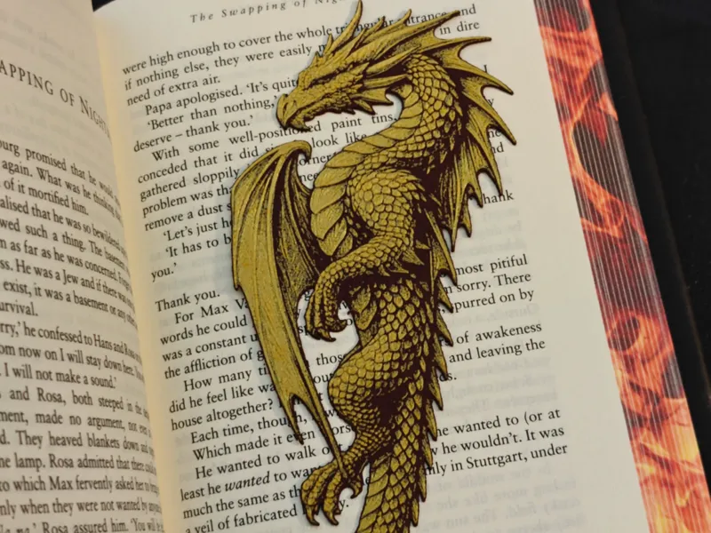 Bookmark - Golden Dragon