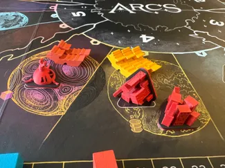 Arcs boardgame - Building Token - City & Spaceport