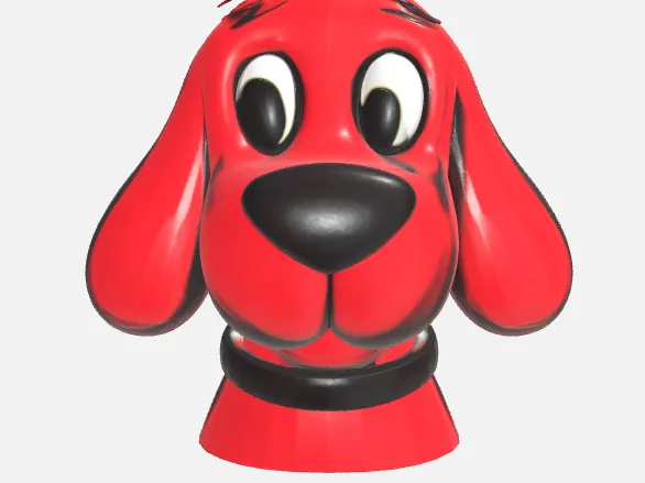 Adorable 3D Cartoon Dog