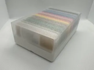 Snug Sample Card Box with Transparent Cover