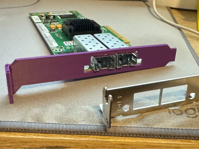 LSI7204EP LSI Fiber Fibre Card PCIe Bracket