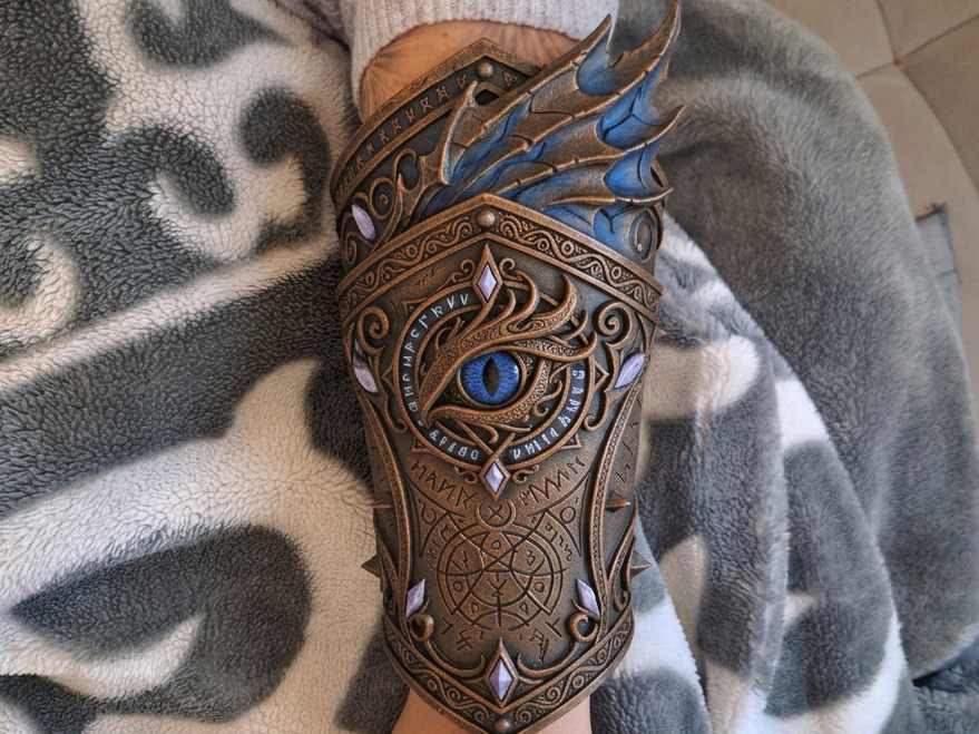 Rüstung Magier - Arm oder Schienbein 3D model