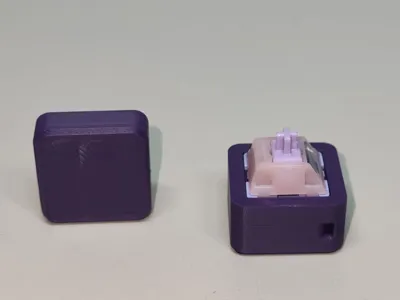 Mechanical keyboard fidget keychain