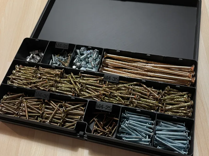 Screw storage