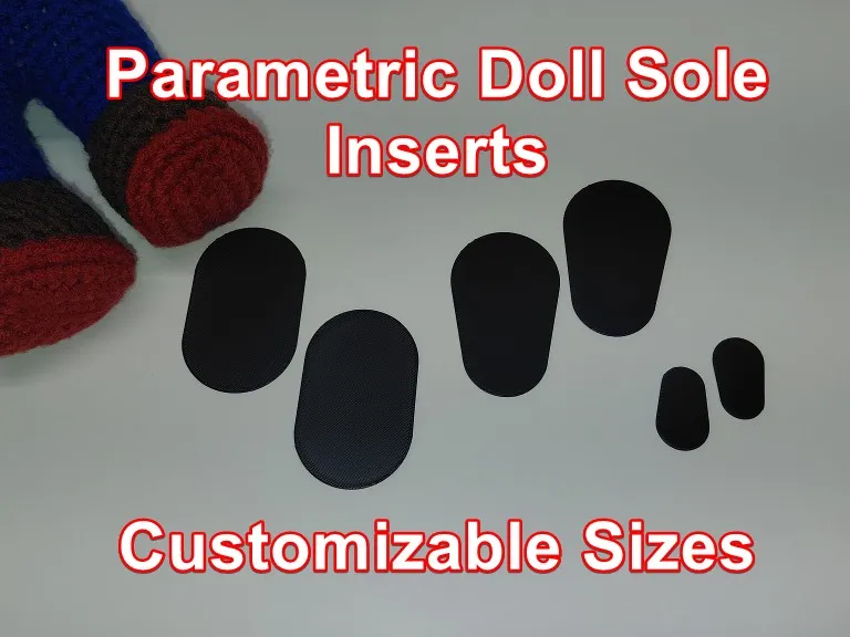 Parametric Doll Sole Insert Maker