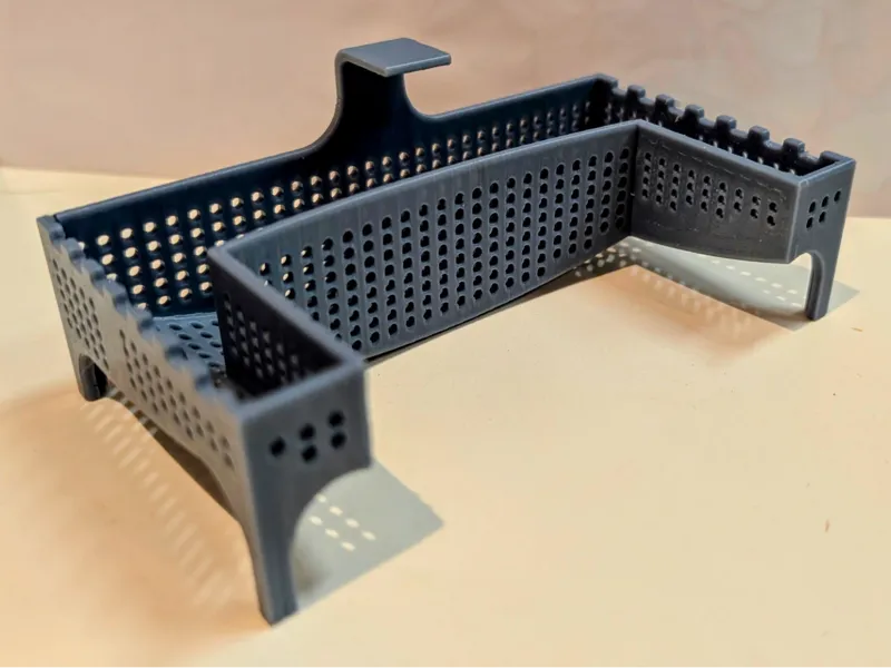 Strainer replacement for shower floor slot drain