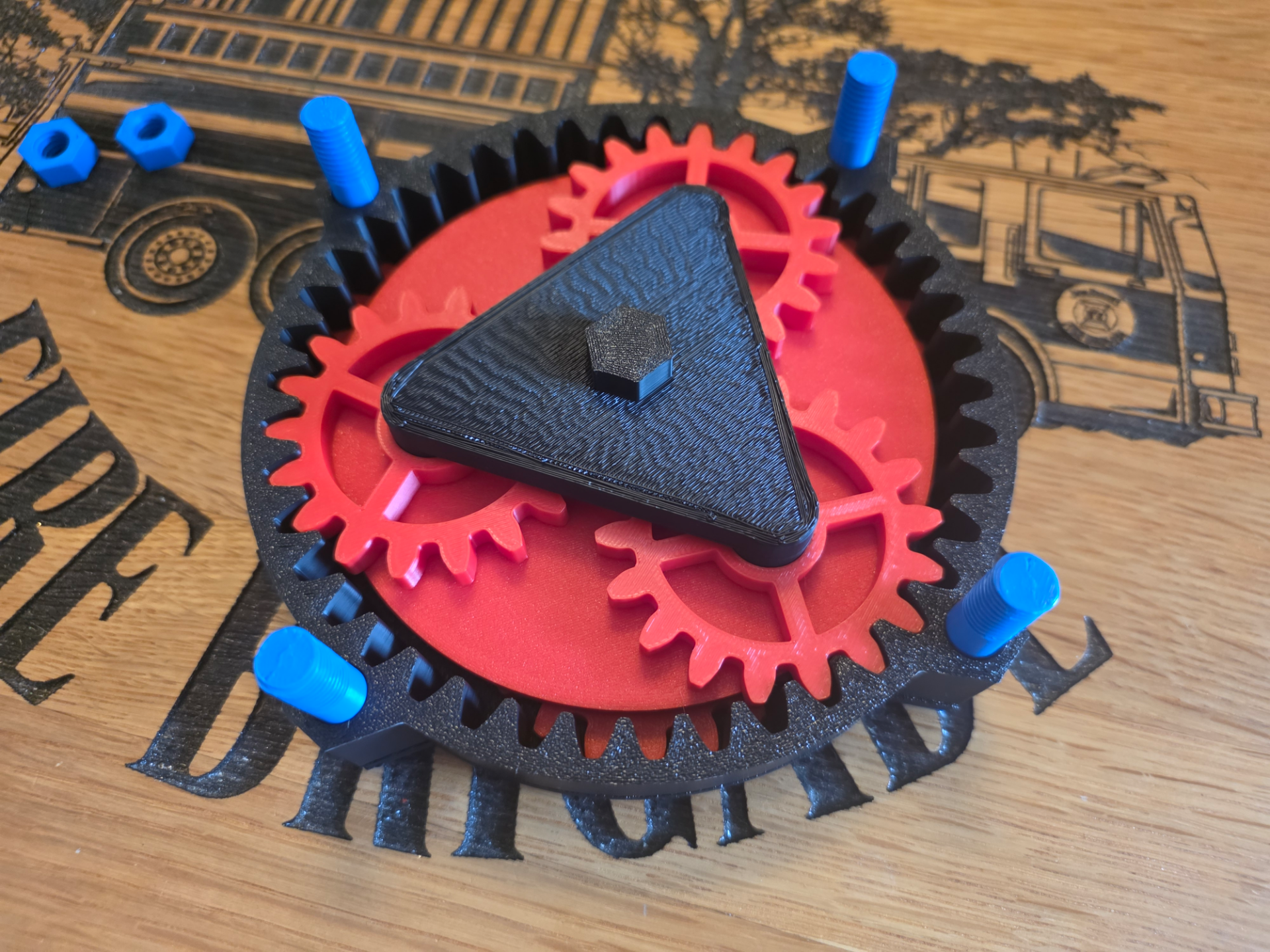 64:1 dual stage planetary gear set with 10mm input