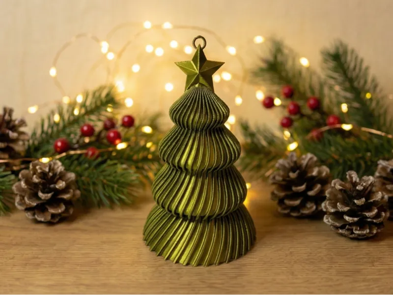 Dynamic Color-Shift Spiral Christmas Tree