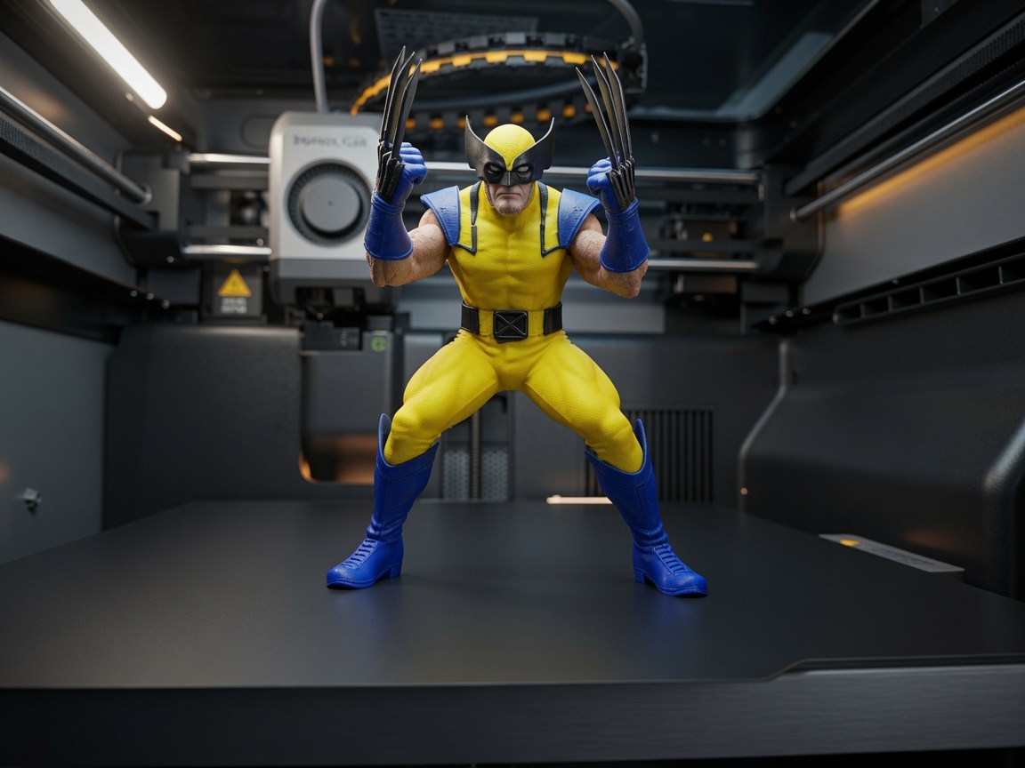 Miniatura 2 do modelo 3D Wolverine Multipart multicolor