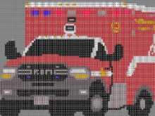 Medic 9 Pixel art Tucson Fire