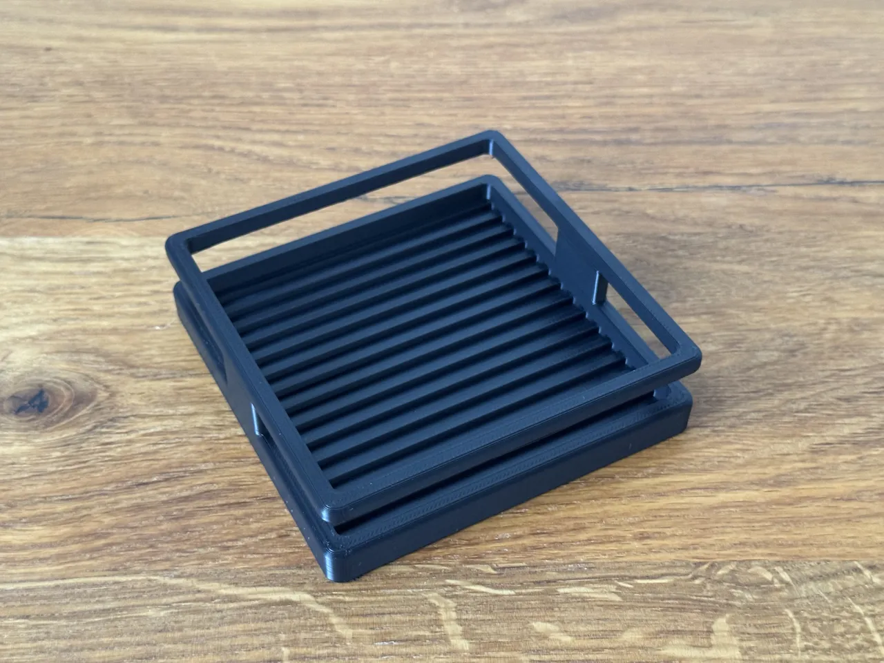 Square Floating Frame Drink Coaster view 3