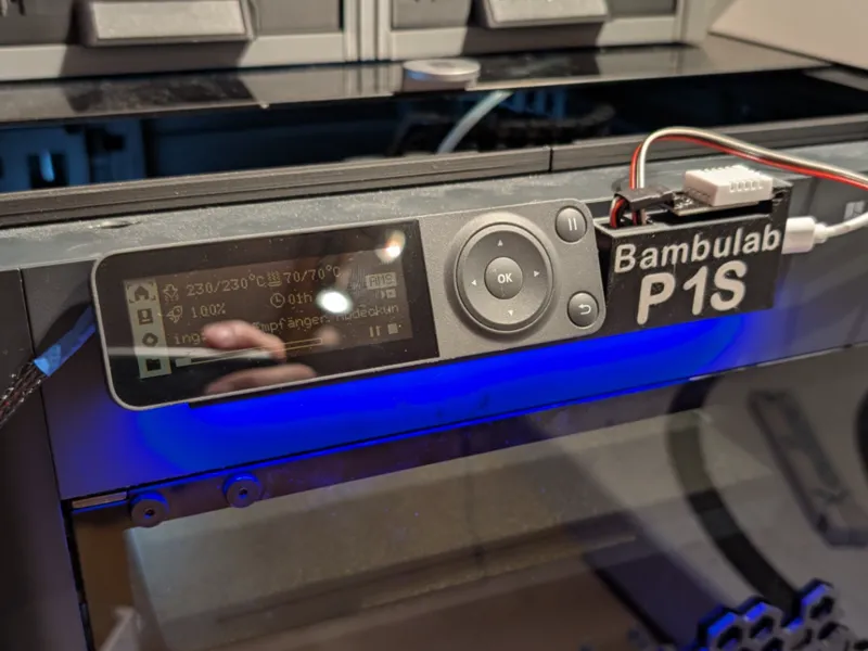 P1S/P1P status LED and Temperature sensor Add-On
