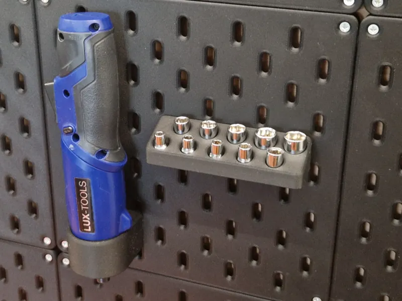 Socket Set Holder – Skådis Pegboard Compatible