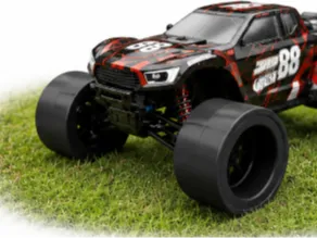 deerc rc car 300E grass tire covers