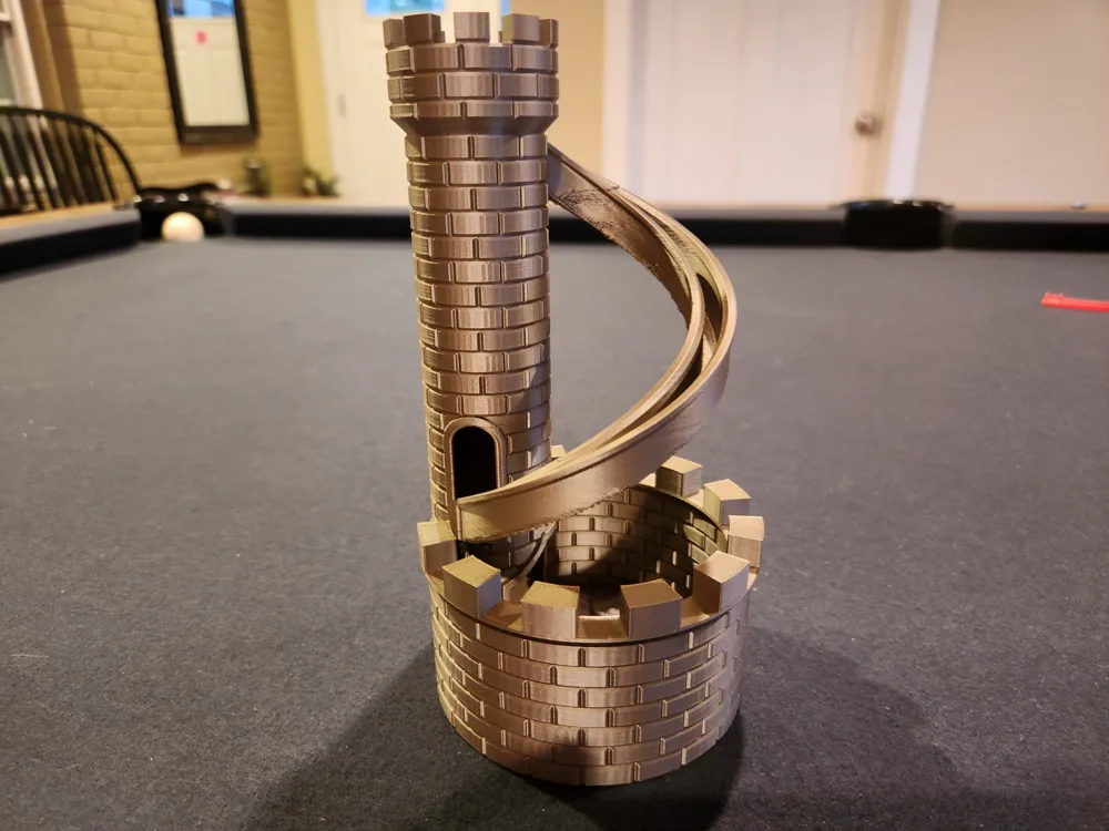 Castle Slide Coin Storage by squinn - MakerWorld