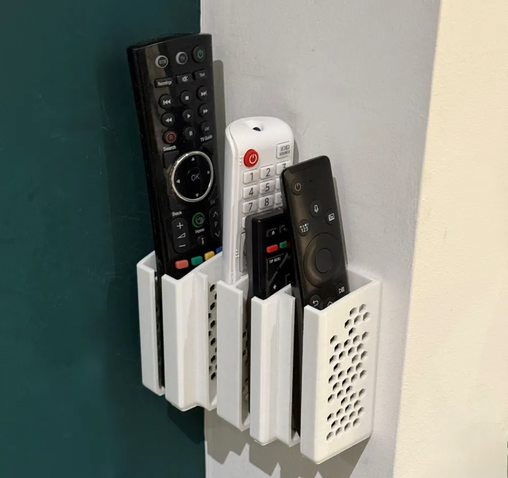 Remote Control Caddy - Wall Mounted by Marto - MakerWorld