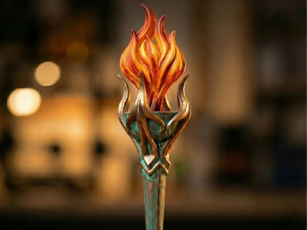 Integrity Torch The Eternal Liberty Torch - Free 3D Print Model - MakerWorld