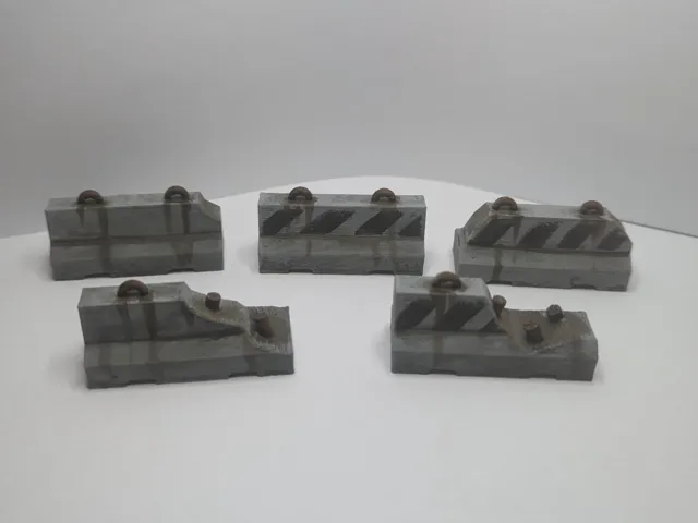 Concrete Jersey Barriers