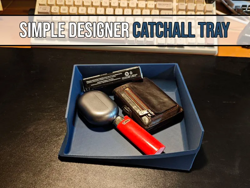 Simple Designer Catchall Tray