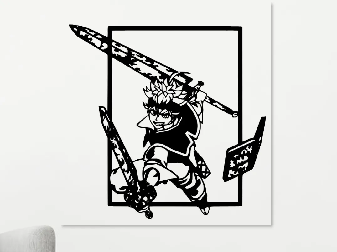 Fan art 2D Asta (Black Clover)
