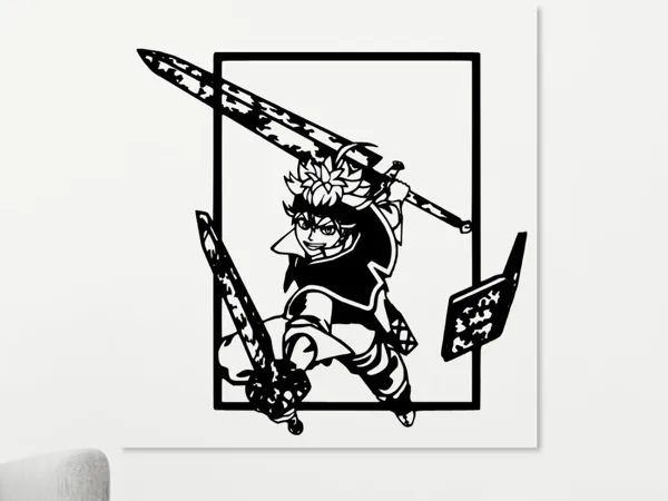 Fan art 2D Asta (Black Clover)