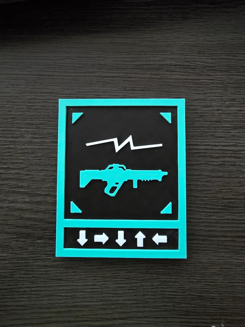 Magnetic Helldivers 2 Arc Thrower Plaque