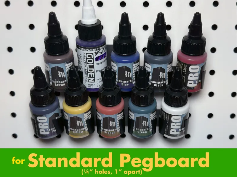 Pro Acryl Holder for Pegboard