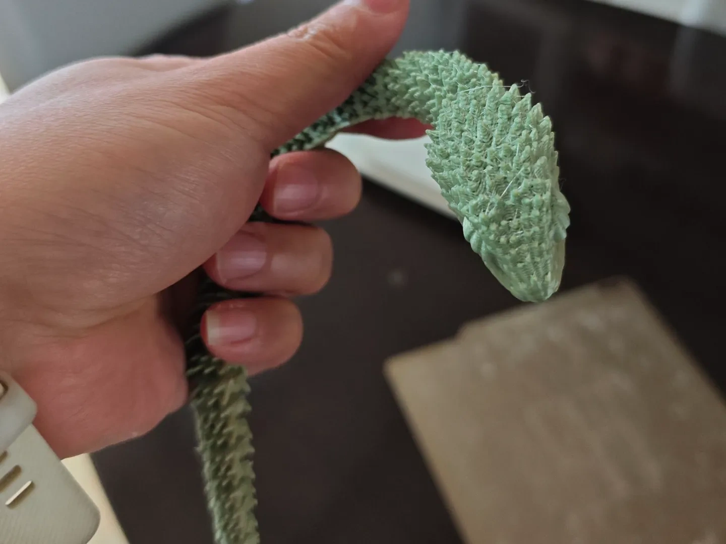 Miniatura 2 do modelo 3D 蛇年-蛇~一体打印铰链关节蛇