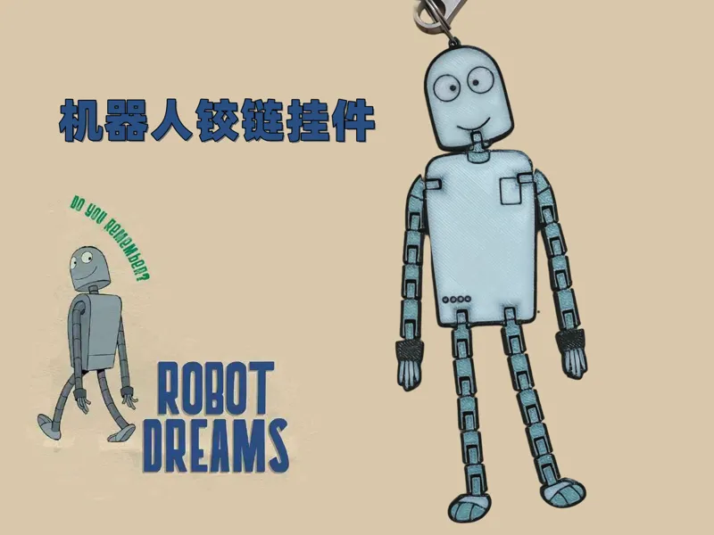 Robot Dreams 机器人之梦铰链挂件