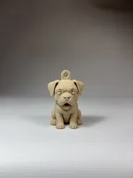 Pug Dog Keychain